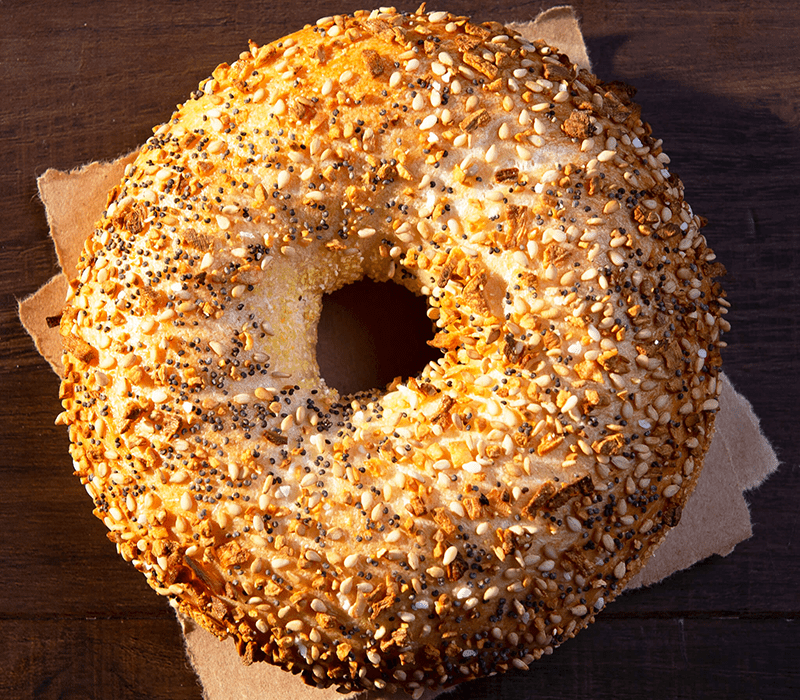 Everything Bagel Einstein Bros Bagels