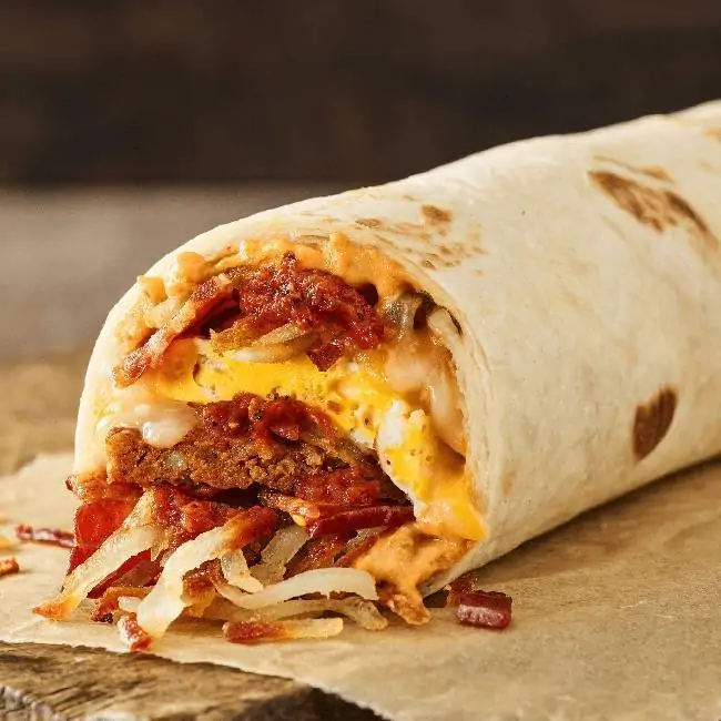 Einstein Bros Chorizo Burrito Image