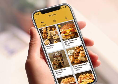 Einstein Bros Bagels Order Online Mobile Image