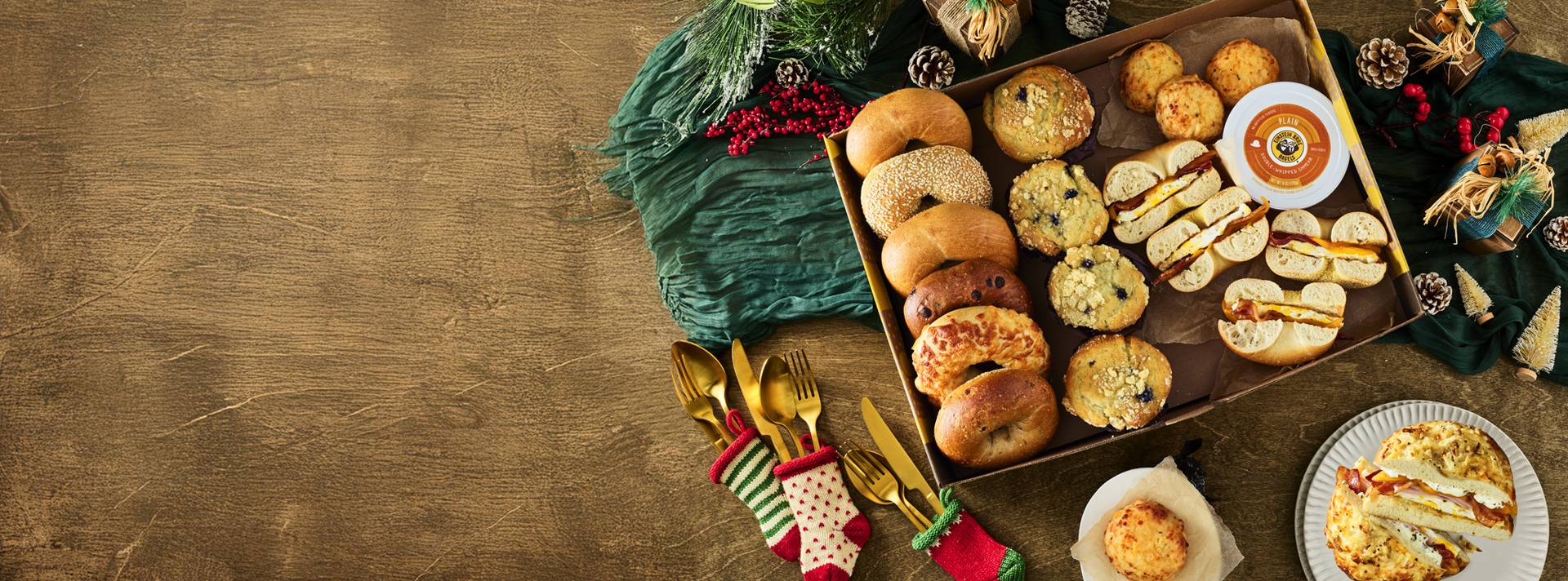 Bruggers Bagels Holiday Deals Homepage Hero Image