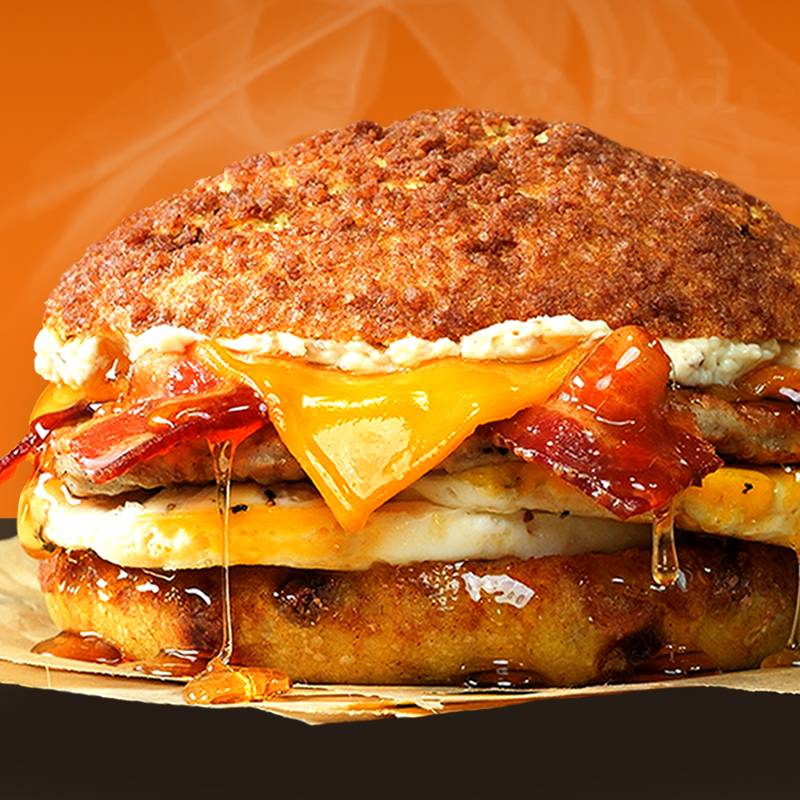 Einstein Bros Bagels Maplehouse Breakfast Egg Sandwich Image